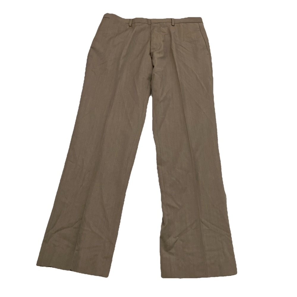 Banana‎ Republic 34x34 Khaki Non Iron Modern Slim Fit Dress Mens Pants